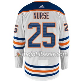 Dresovi Edmonton Oilers DARNELL NURSE 25 Adidas Bijela Authentic - Muške